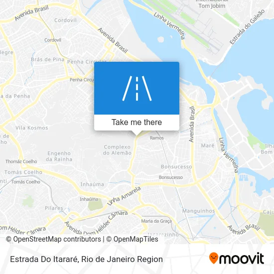 Estrada Do Itararé map