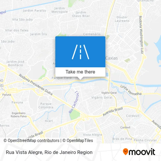 Rua Vista Alegre map