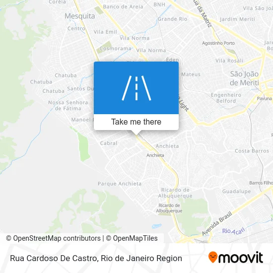 Rua Cardoso De Castro map