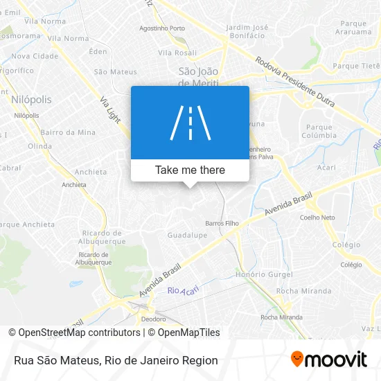 Rua São Mateus map