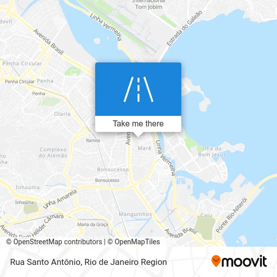 Rua Santo Antônio map