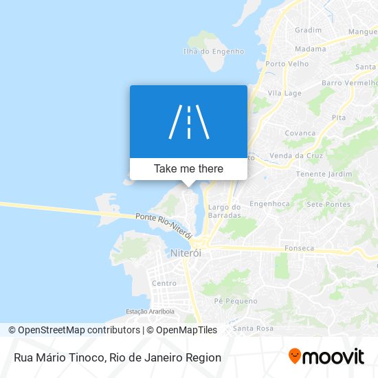 Mapa Rua Mário Tinoco