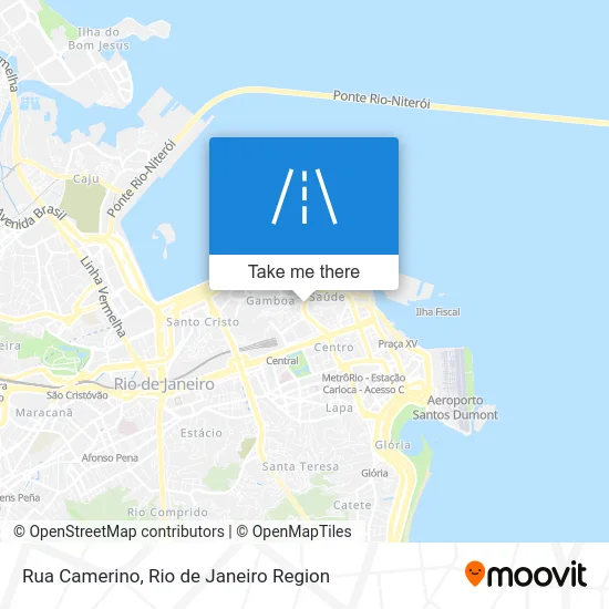 Rua Camerino map
