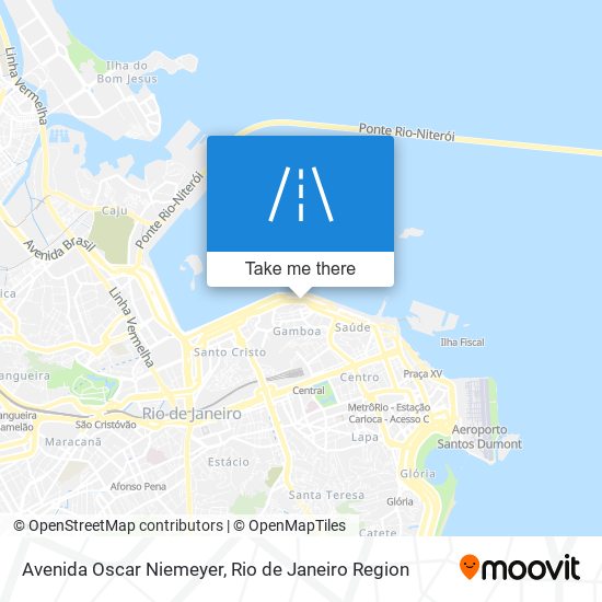 Avenida Oscar Niemeyer map