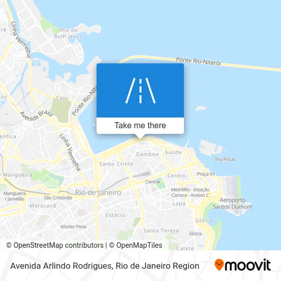 Avenida Arlindo Rodrigues map