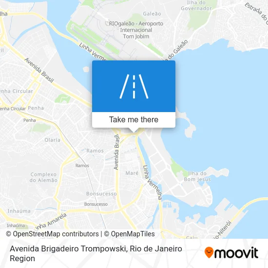 Avenida Brigadeiro Trompowski map