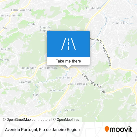 Avenida Portugal map