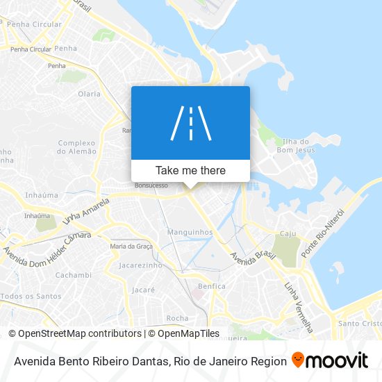 Avenida Bento Ribeiro Dantas map