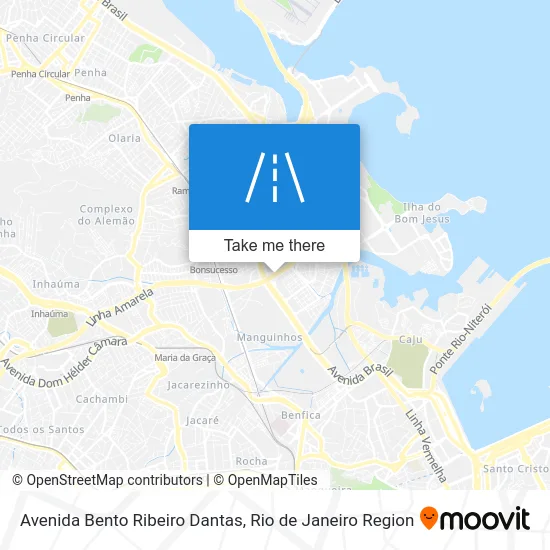 Avenida Bento Ribeiro Dantas map