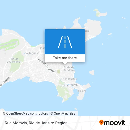 Rua Moravia map