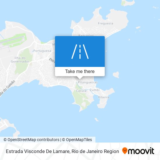 Mapa Estrada Visconde De Lamare