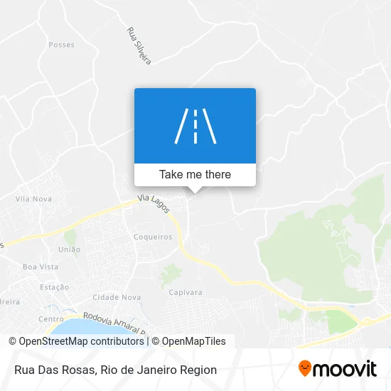 Rua Das Rosas map