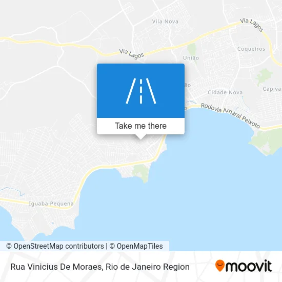 Rua Vinicius De Moraes map