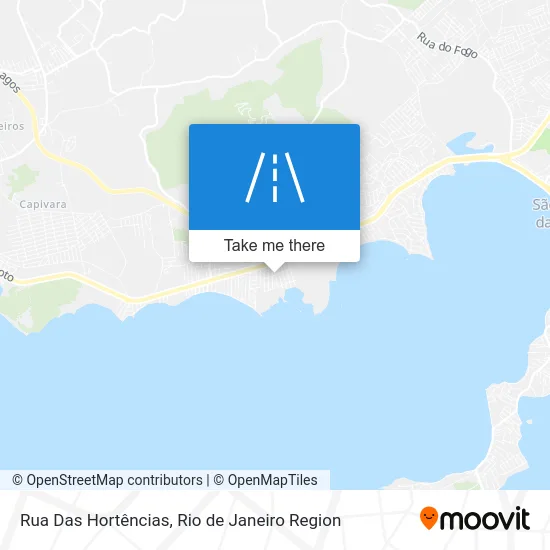 Rua Das Hortências map