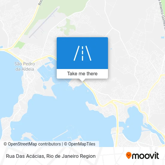 Rua Das Acácias map