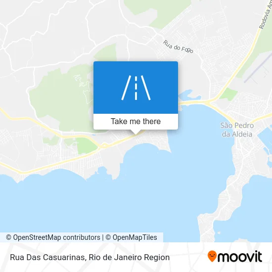 Rua Das Casuarinas map
