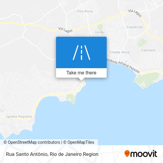 Rua Santo Antônio map