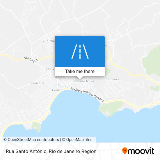 Rua Santo Antônio map