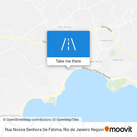 Mapa Rua Nossa Senhora De Fátima