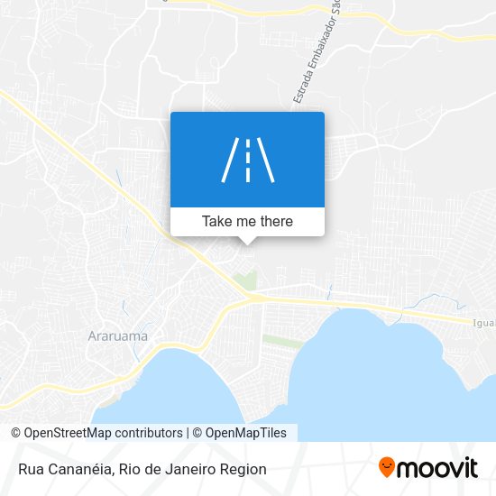 Rua Cananéia map