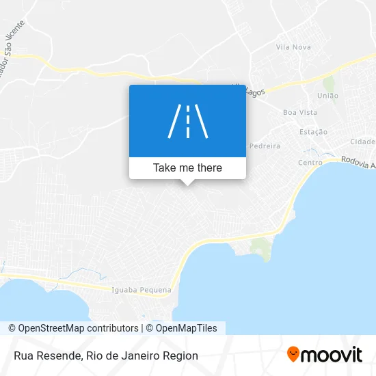 Rua Resende map