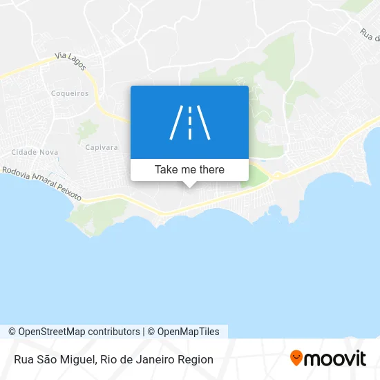 Rua São Miguel map