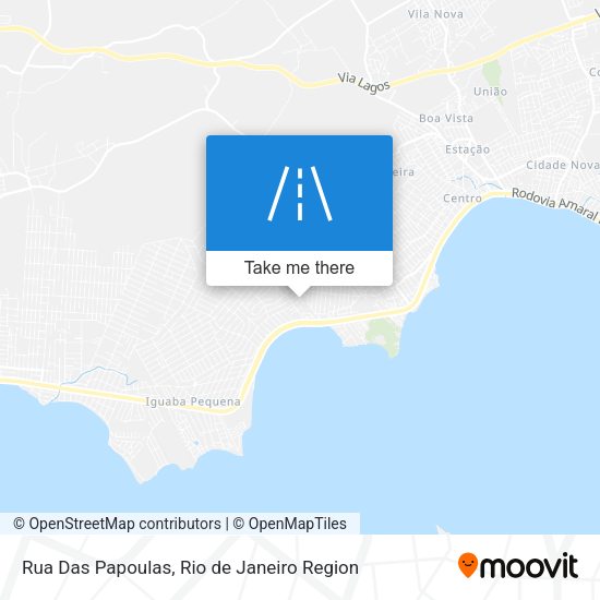 Rua Das Papoulas map