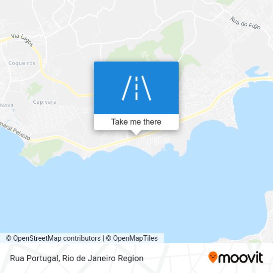 Rua Portugal map