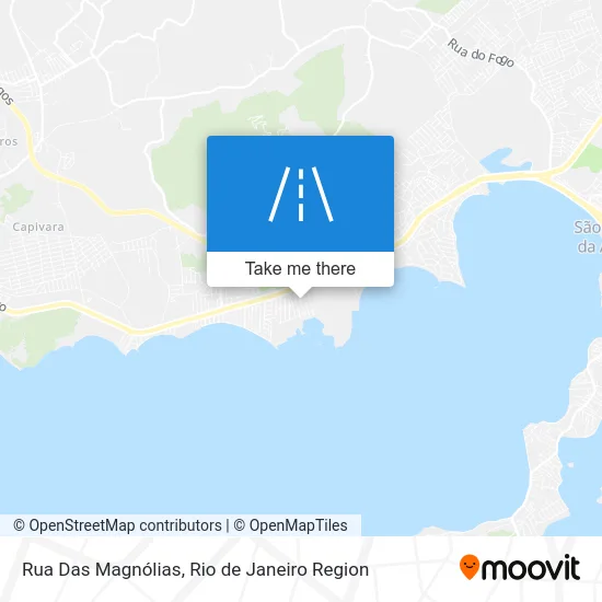 Rua Das Magnólias map