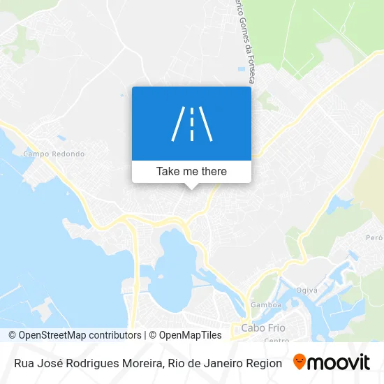 Rua José Rodrigues Moreira map