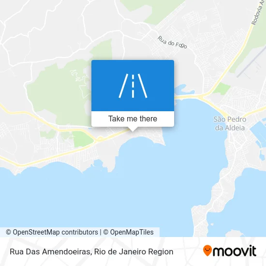 Rua Das Amendoeiras map