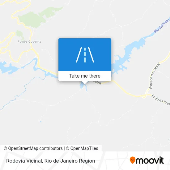 Rodovia Vicinal map