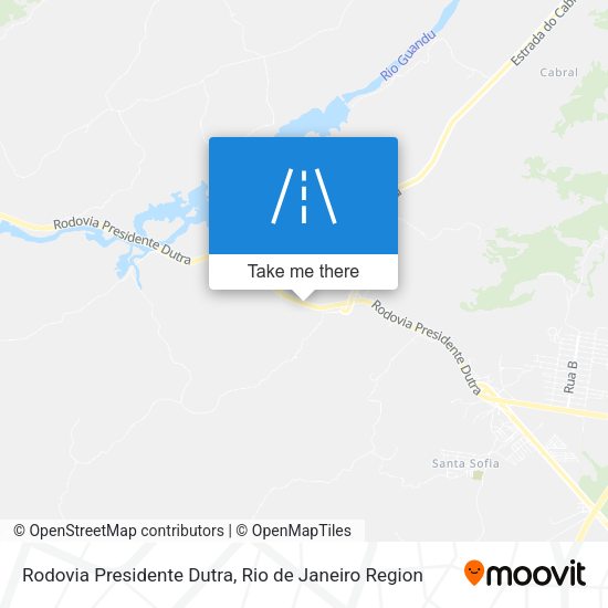 Rodovia Presidente Dutra map