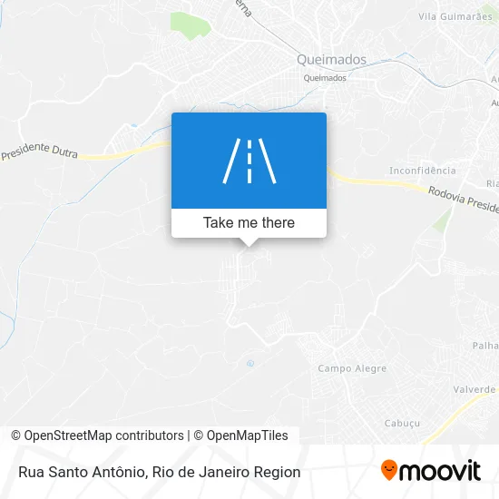 Rua Santo Antônio map