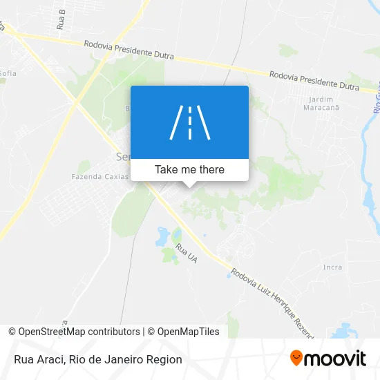 Rua Araci map