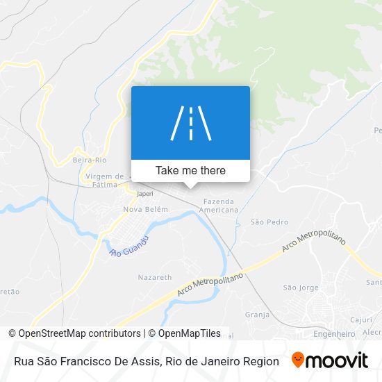 Rua São Francisco De Assis map