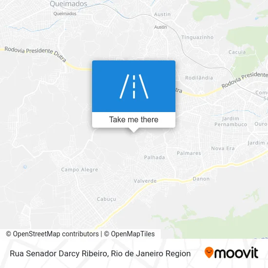 Rua Senador Darcy Ribeiro map