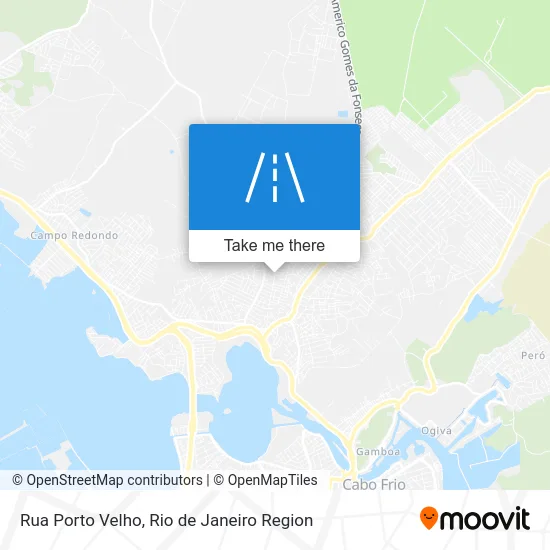 Rua Porto Velho map