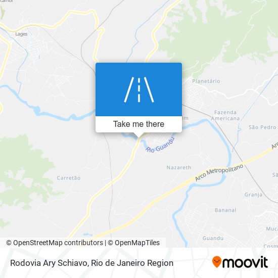 Rodovia Ary Schiavo map