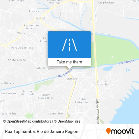 Rua Tupinamba map