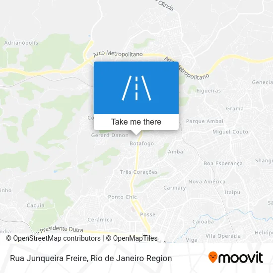 Rua Junqueira Freire map