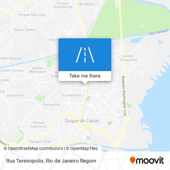 Rua Teresopolis map