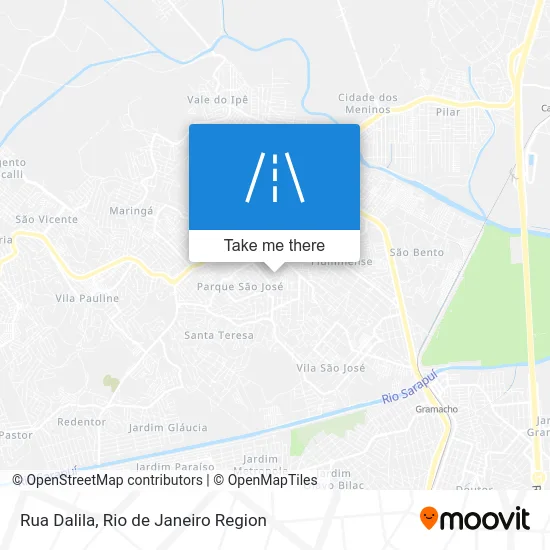 Rua Dalila map