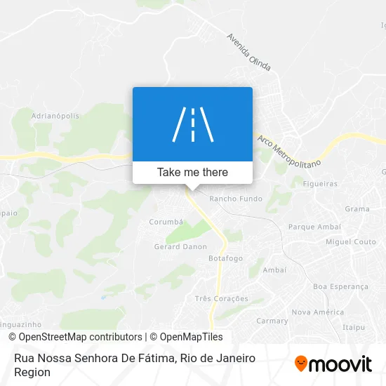 Rua Nossa Senhora De Fátima map
