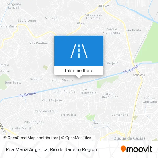 Rua Maria Angelica map