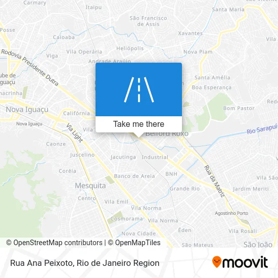 Rua Ana Peixoto map
