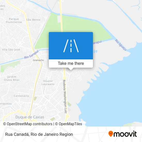 Rua Canadá map