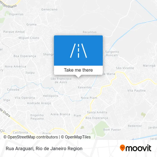 Rua Araguari map