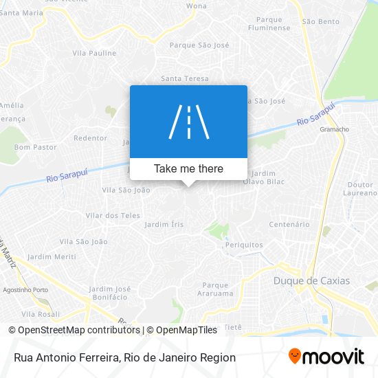 Rua Antonio Ferreira map