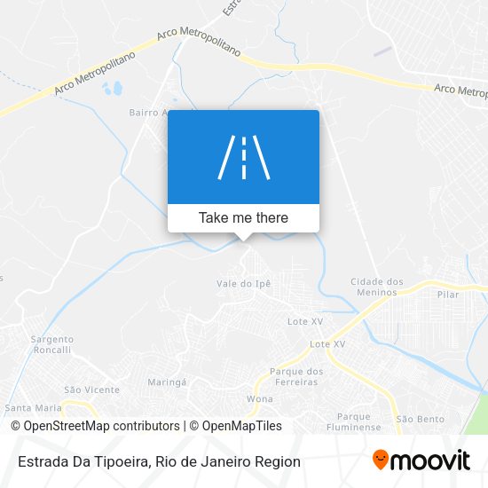 Estrada Da Tipoeira map